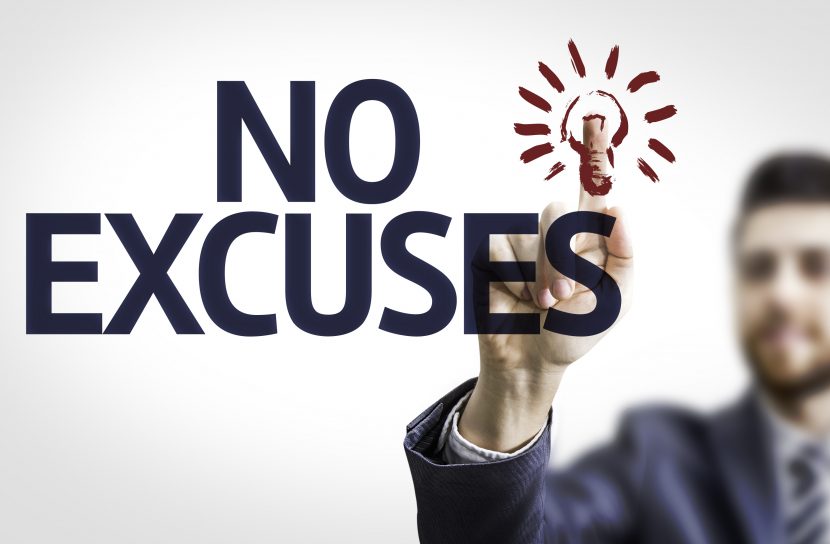 5 excusas comunes que evitan que hagas lo que quieres